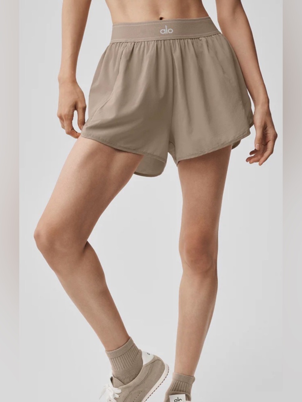 Alo Match Point Short | color: olive tree | size XS